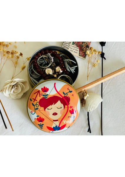 Yay Burcu 11 #desenli Metal Kutu#sabun Kutusu#anahtarlık Kutusu#mum Kutusu#küçük Takı Kutusu fiyatları