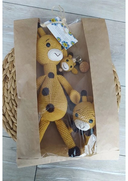 20 Adet 25X42 Büyük Boy Pencereli Hediye Ambalaj Kağıdı Kraft Kese Kağıdı