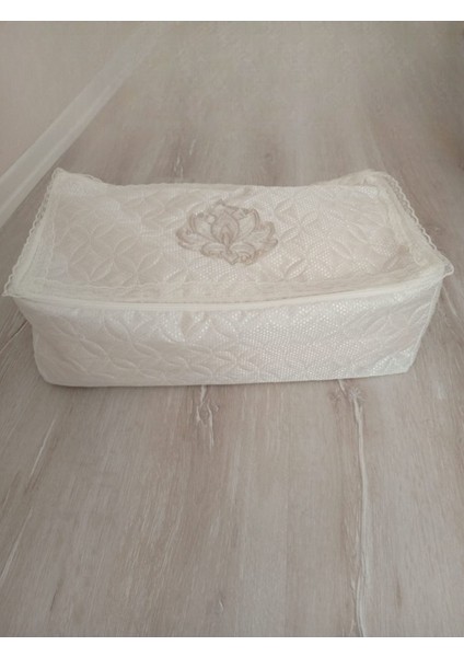 3'lü Jakar Hilye Kumaş Bohça Söz Nişan Hırka Ekru