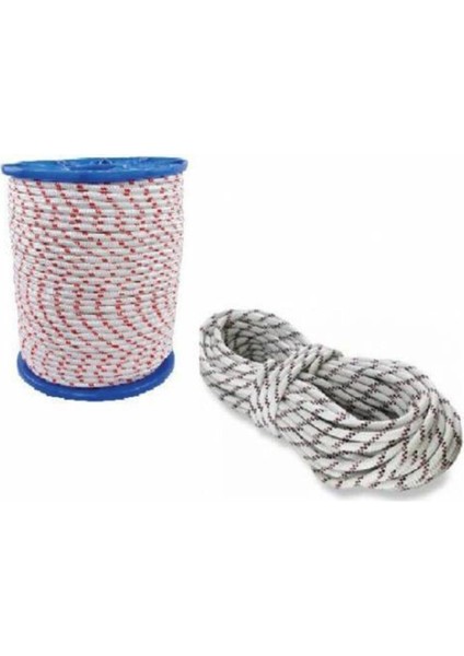 10 Metre 6 mm Polyester Halat, Branda, Tente ve Yük Gerdirme Ipi