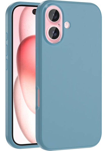 iPhone 16 Plus Kılıf Yumuşak Dokulu ve Soft Yapılı Magsafe Özellikli Pastella Premium Silikon Kapak
