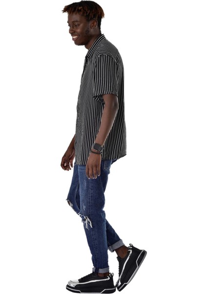 MD241 Cst Signature Line Up Erkek Ayakkabı Sıyah/gumus