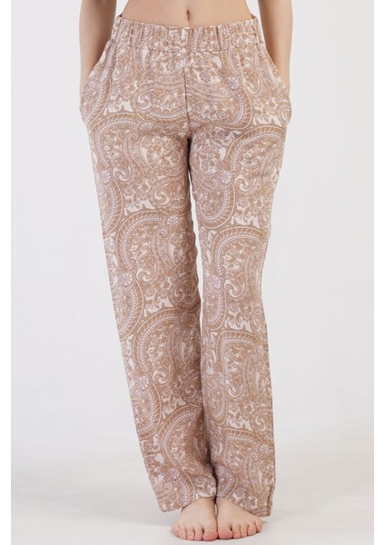 Kadın Vıscon Tek Alt Pijama , 410054