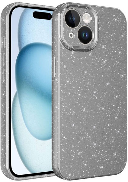 iPhone 15 Plus Kılıf Kamera Korumalı ve Sim Detaylı Aric Premium Esnek Silikon Kapak