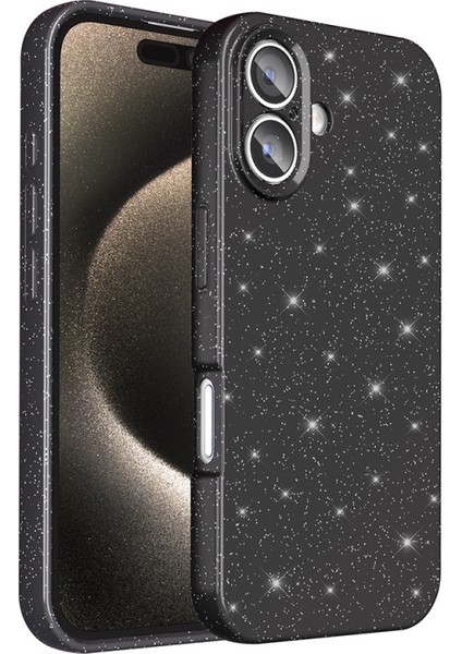 iPhone 16 Plus Kılıf Kamera Korumalı ve Sim Detaylı Aric Premium Esnek Silikon Kapak