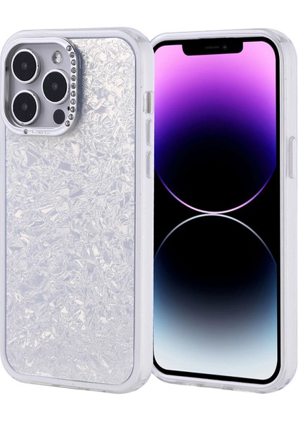 iPhone 14 Pro Max Kılıf Taş Detaylı ve Şık Pebliss Premium Silikon Kapak