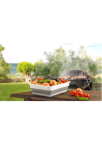 Katlanabilir Dikdörtgen Badya Seti, 2'li, Pratik ve Şık Tasarım fırsatları