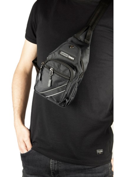 Küçük Boy Çokgözlü Günlük Çapraz Göğüs El ve Omuz Çantası Unisex Body Bag 955 fiyatları