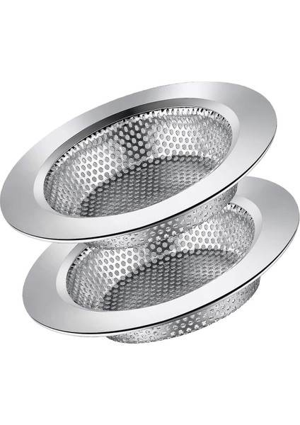 Paslanmaz Çelik Seyyar Lavabo Süzgeci 11X11X3, Dayanıklı ve Şık Tasarım