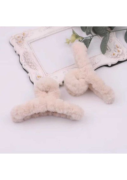 1 Adet Peluş Mandal Toka Çocuk Tokası Kız Çocuk Toka Okul Tokası Tüylü Mandal Toka modelleri