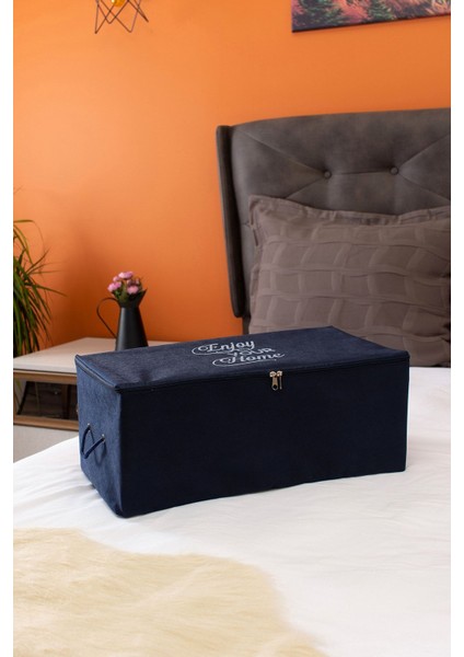 Baskılı Lacivert Küçük Boy Hurç 52X28X21 Cm, Şık ve Kullanışlı Ürün fiyatları