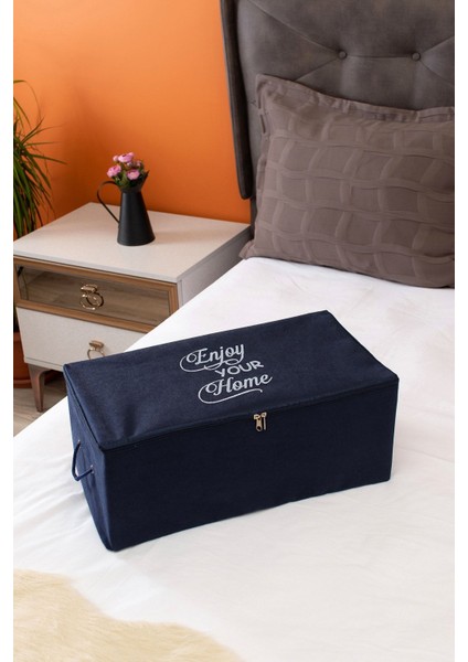 Baskılı Lacivert Küçük Boy Hurç 52X28X21 Cm, Şık ve Kullanışlı Ürün modelleri