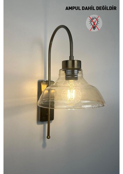 Bal Rengi Cam Sarkıt Lamba, Restoran ve Salon Aydınlatması Için Şık ve Retro Tasarım fiyatları