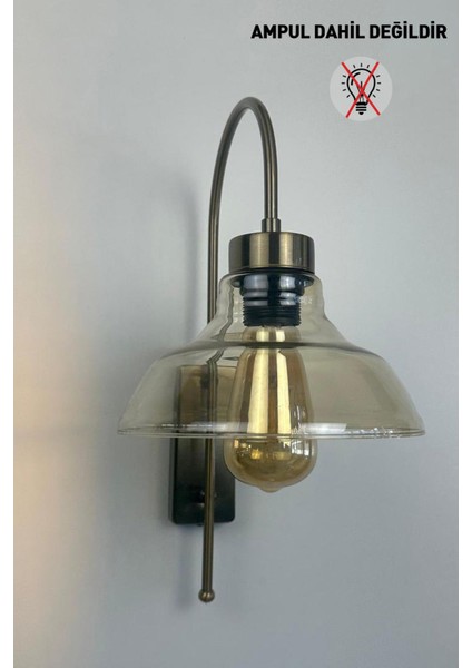 Bal Rengi Cam Sarkıt Lamba, Restoran ve Salon Aydınlatması Için Şık ve Retro Tasarım fırsatları