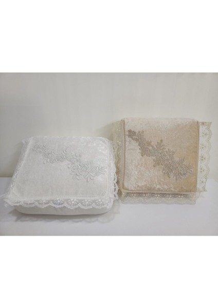 Kadife Bohça Seti, Nişan ve Çeyizlik Için Şık ve Zarif 2'li Paket fiyatları