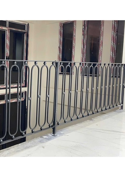 Ferforje Merdiven ve Balkon Korkuluk Modeli, Boyasız Ham Tasarım modelleri