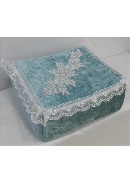 Güpürlü Çeyizlik Nişan Hurcu, Şık ve Zarif Süslü Bohça Modeli