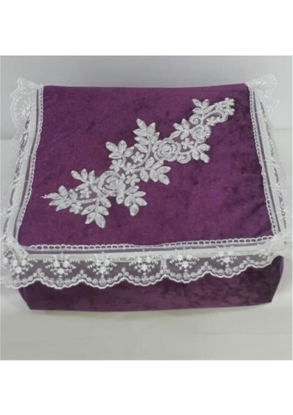 Güçlü Güpürlü Nişan ve Çeyizlik Bohça Hurcu, Şık ve Zarif Tasarım