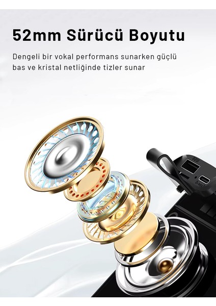Rgb Bluetooth V5.3 Hoparlör Örgülü Tasarım Taşınabilir Stereo Ses Si Tf/Usb Girişli modelleri