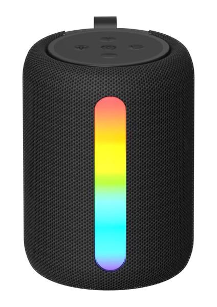 Rgb Bluetooth V5.3 Hoparlör Örgülü Tasarım Taşınabilir Stereo Ses Si Tf/Usb Girişli