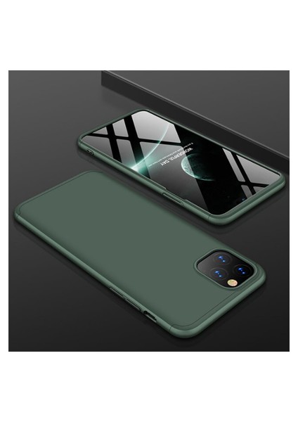 iPhone 11 Pro Max Kılıf 3 Parçalı Tam Koruma Şık Trivex Premium Sert Kapak