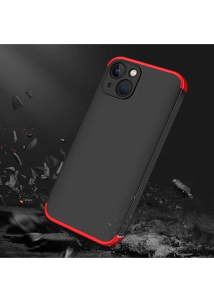 iPhone 11 Pro Max Kılıf 3 Parçalı Tam Koruma Şık Trivex Premium Sert Kapak