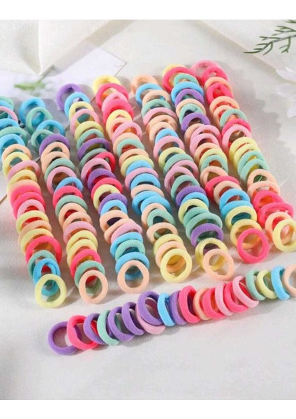 100 Adet Çantalı Lastik Toka Küçük Lastik Toka Küçük Toka Minik Toka Çocuk Tokası Bebek Tokası fiyatları