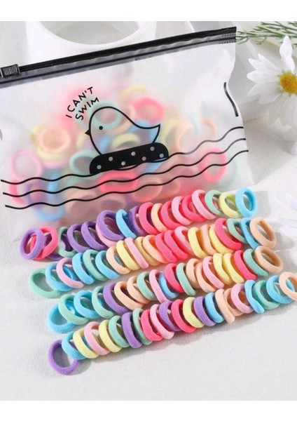 100 Adet Çantalı Lastik Toka Küçük Lastik Toka Küçük Toka Minik Toka Çocuk Tokası Bebek Tokası fırsatları