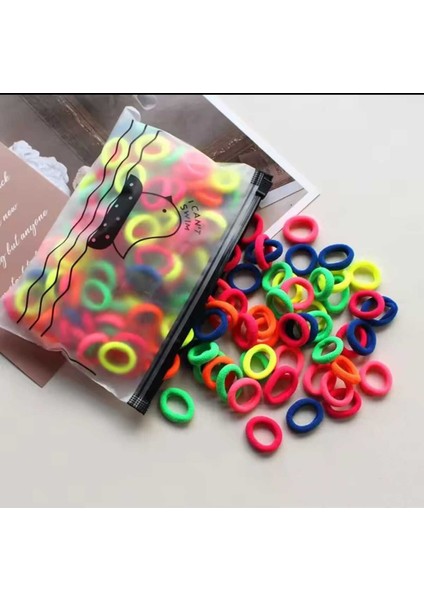 100 Adet Çantalı Lastik Toka Küçük Lastik Toka Küçük Toka Minik Toka Çocuk Tokası Bebek Tokası fiyatları