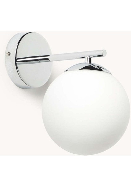 Cam Başlıklı Şık Duvar Lambası, Modern Tasarım, Dayanıklı Metal Detaylar modelleri