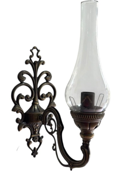 Otantik Eskitme Gaz Aplik, Metal Duvar Lambası, Dekoratif ve Şık Tasarım modelleri