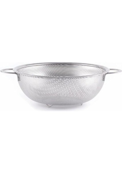 Paslanmaz Çelik 26CM Çift Kulplu Çok Amaçlı Süzgeç