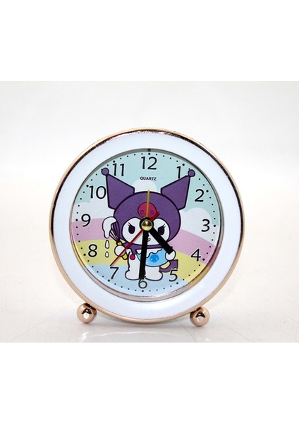 Kuromi ve Hello Kitty Çalar Saat 11*11 cm