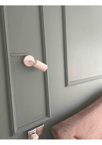 Modern Beyaz Aplik Spot, GU10 LED Ampul Dahil, Gün Işığı Işıklandırma fiyatları