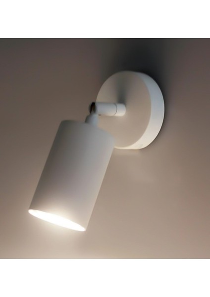 Modern Beyaz Aplik Spot, GU10 LED Ampul Dahil, Gün Işığı Işıklandırma modelleri