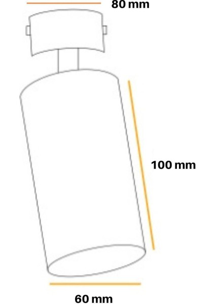 Modern Beyaz Aplik Spot, GU10 LED Ampul Dahil, Gün Işığı Işıklandırma fırsatları