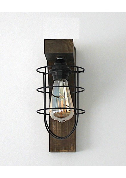 Şık Ahşap ve Metal Aplik, Siyah, Modern ve Güzel Tasarım modelleri