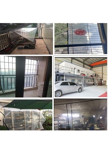 Şeffaf Balkon ve Bahçe Brandası 150X150 Cm, Kış ve Yaz Koruma Şeffaf Branda modelleri