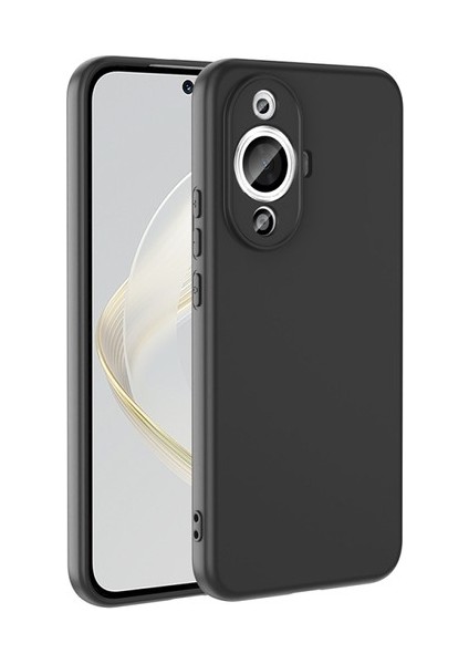 Huawei Nova 12S Kılıf Kadife Dolgulu Şık Candy Lansman Silikon Kapak