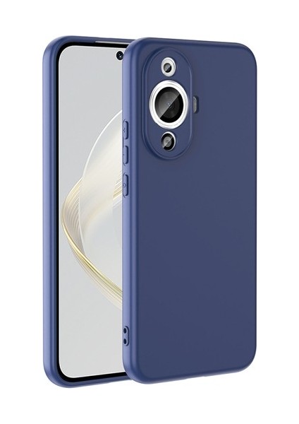 Huawei Nova 12S Kılıf Kadife Dolgulu Şık Candy Lansman Silikon Kapak