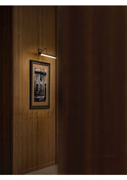 Şık Siyah Ayna Üstü Banyo Ledli Aplik 220V, 3000K Günışığı indirimleri