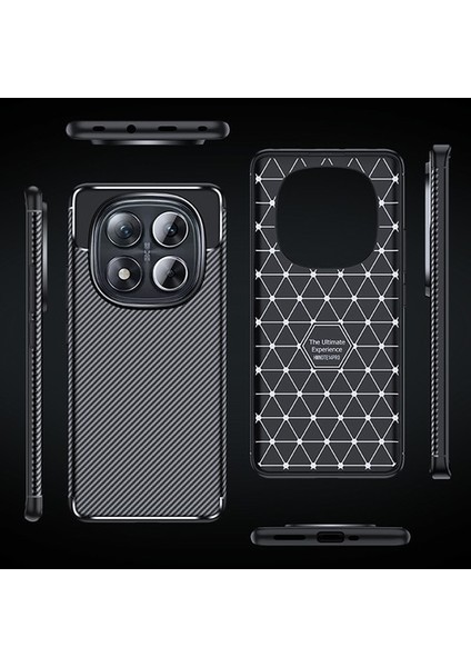 Redmi Note 14 Pro 5g Kılıf Karbon Desenli Şık Negro Premium Silikon Kapak modelleri