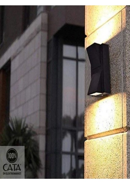 7W Dış Mekan LED Aplik, Günışığı, Siyah, Dayanıklı ve Şık Tasarım modelleri