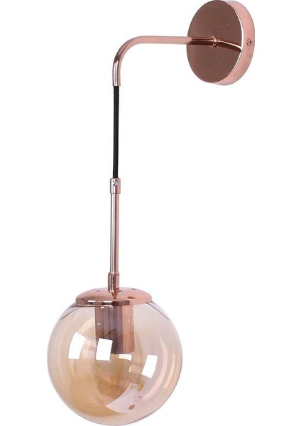 Bakır Damla Aplik, Şık ve Modern Ev Dekoru Için Ideal Aydınlatma Seçeneği