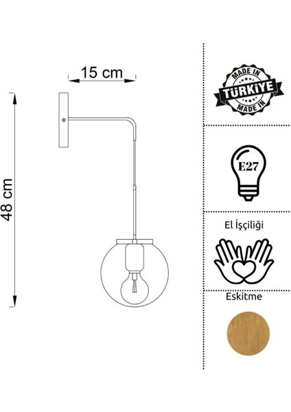Sarı Damla Aplik Işıklandırma, Şık ve Modern Dekorasyon Parçası fiyatları