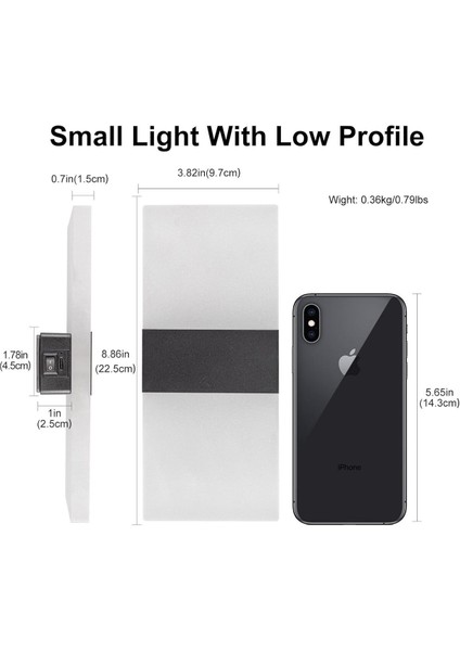 Renkli Duvar Aplikleri, 2’li LED Oda Dekoru, Kısılabilir, Uzaktan Kumanda, Şarjlı modelleri