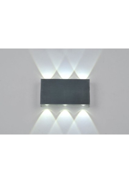 12W 3000K LED Iç/dış Mekan Aplike, Güçlü Işık, Modern ve Şık Tasarım indirimleri