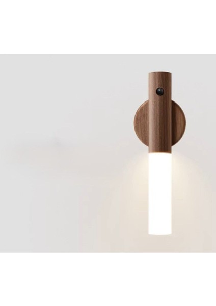 Hareket Sensörlü 18CM Iç Mekan LED Gece Lambası, USB Şarjlı ve Uzun Kullanım
