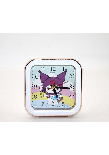 Kuromi ve Hello Kitty Çalar Saat 11*10 cm