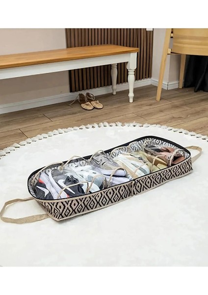 Renkli 3 Parça Valiz ve Ayakkabı Hurçu Seti, Şık ve Hafif Seyahat Seti